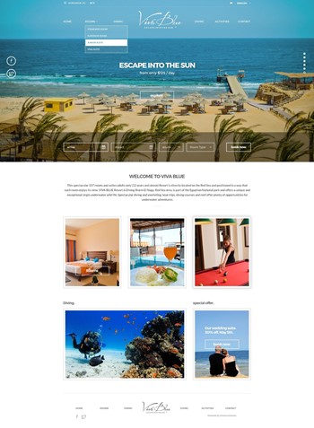 Viva Blue Resort Website